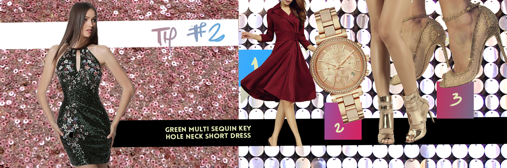 How to wear a sequin prom dress