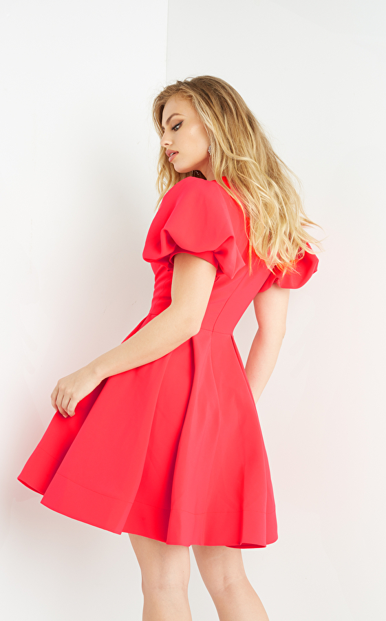 pink short sleeve dress 07628