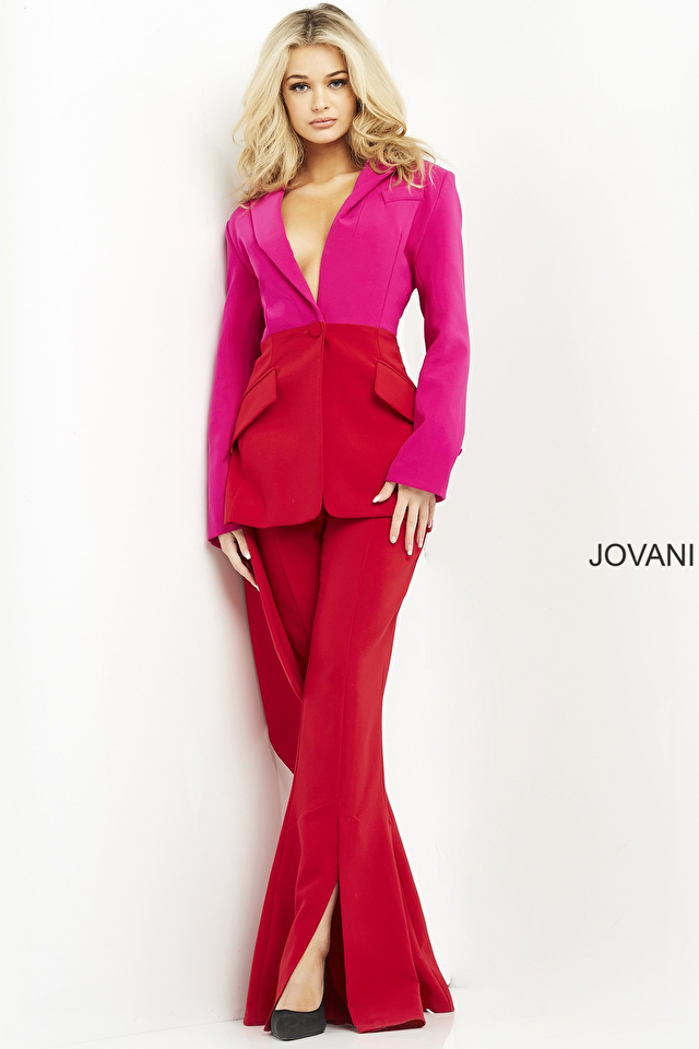 Model wearing Jovani style 04148 dress