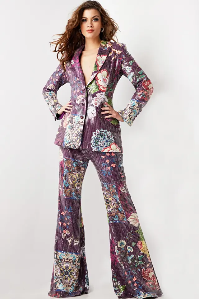 two piece suit 26034