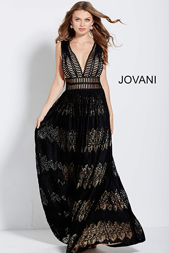 Model wearing Jovani style M60964 dress