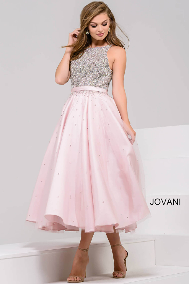 Model wearing Jovani style 48103 dress