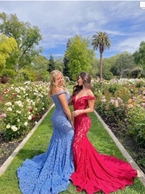 Blue and red Jovani prom dresses 67304