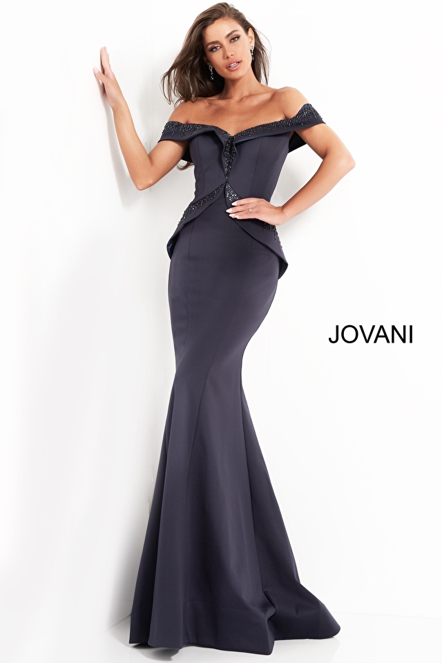 Model wearing Jovani style 02924 dress