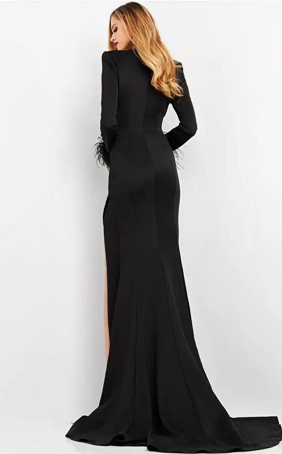 black long dress 04501