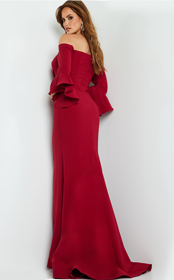 red long dress 07065