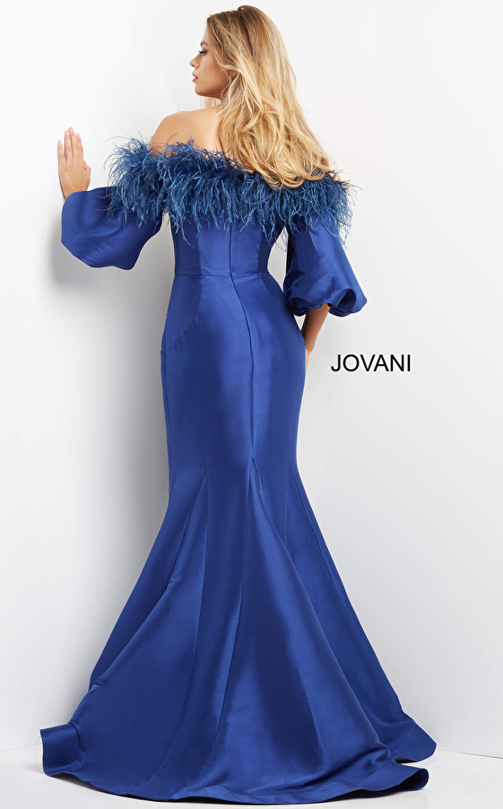 Jovani 08356 Royal Blue Long Evening Dress 