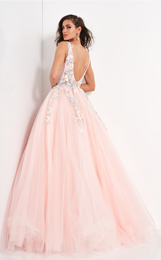 Blush ballgown prom 11092