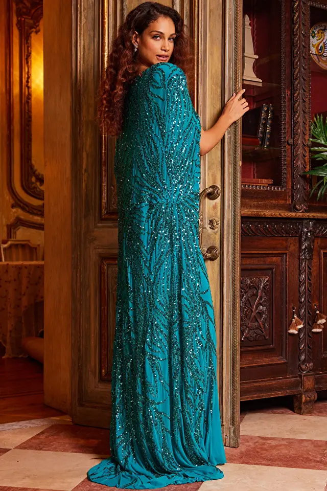 Peacock Gown - #LuxurydotCom | Beautiful dresses, Peacock dress, Beautiful  gowns