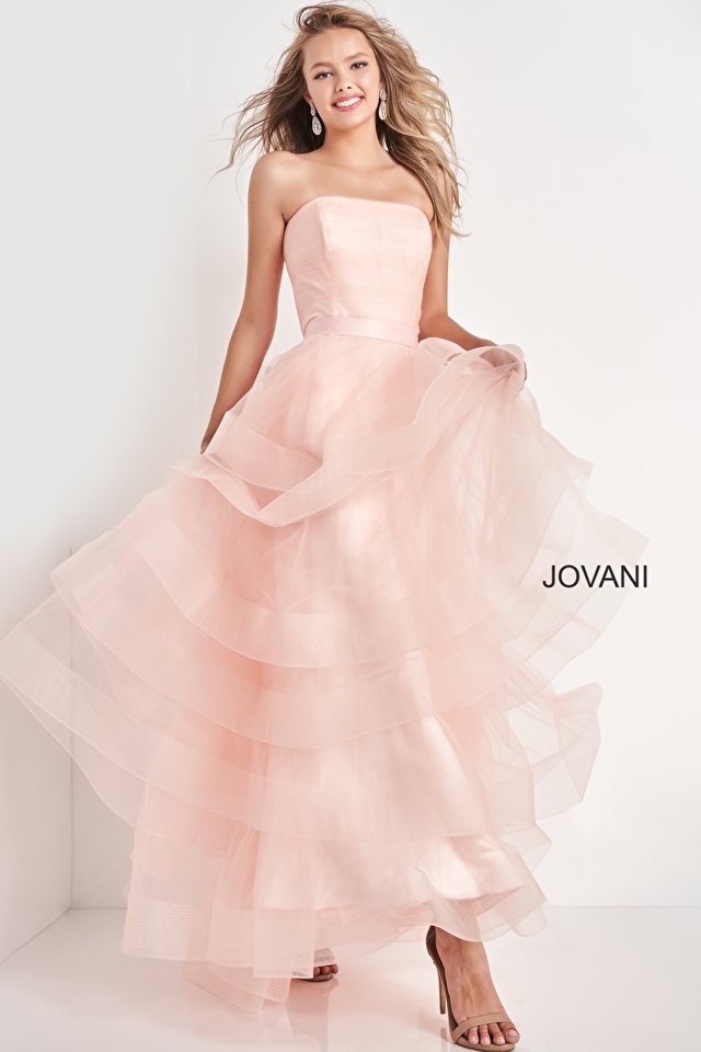 Model wearing Jovani style K02442 dress