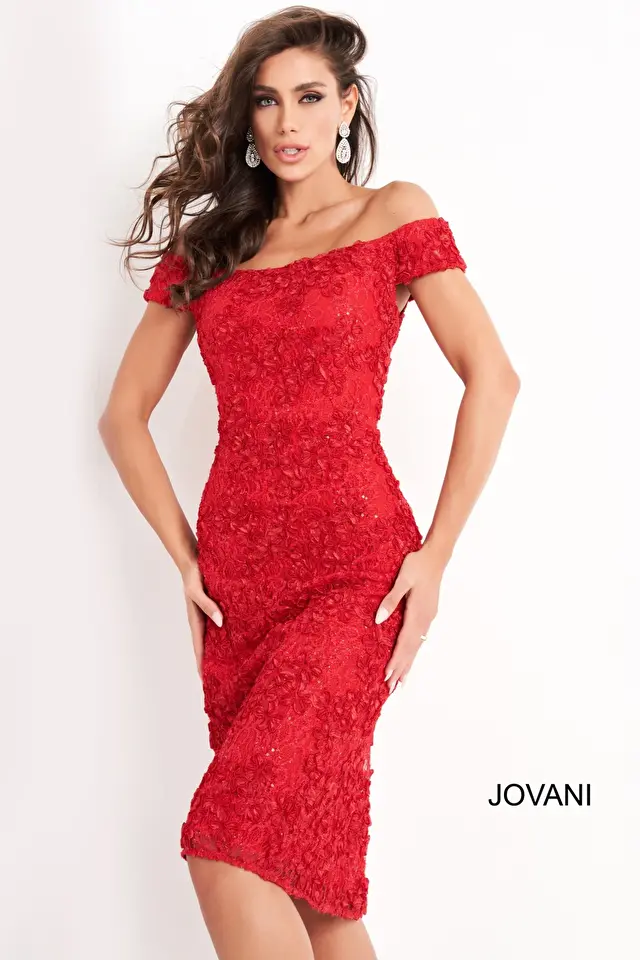 Model wearing Jovani style 04763 dress