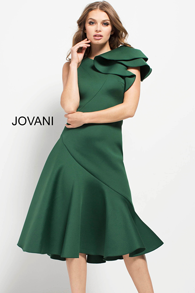 Model wearing Jovani style 52252 dress