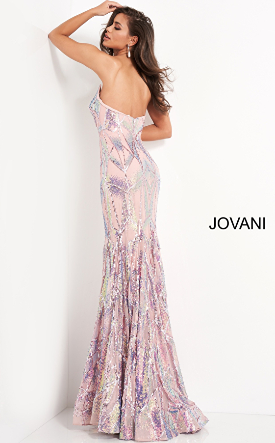 Long embellished Jovani dress 05100