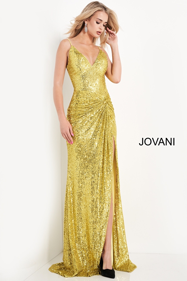 Model wearing Jovani style 06271 dress