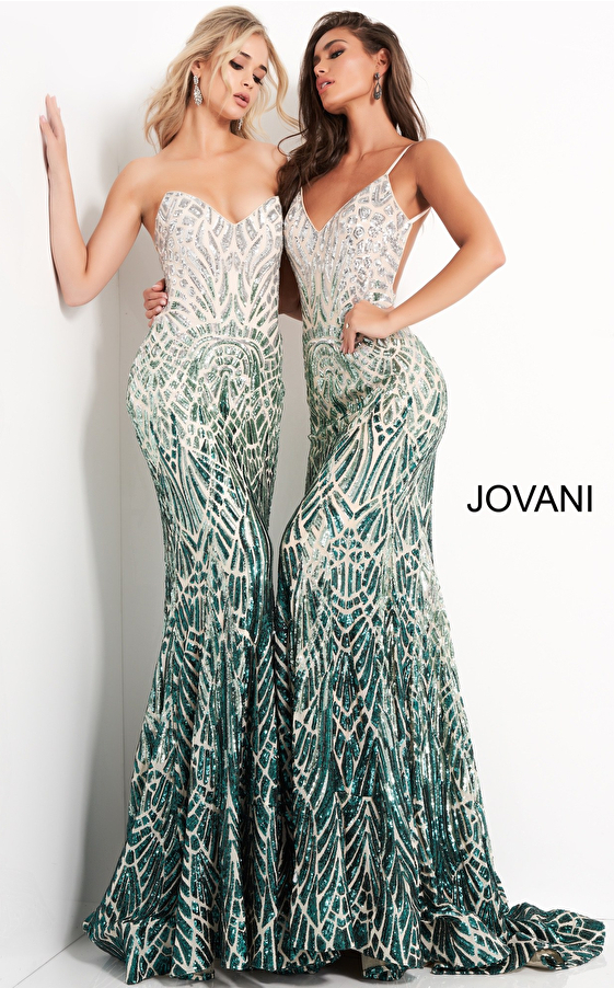Green 2021 Jovani dresses
