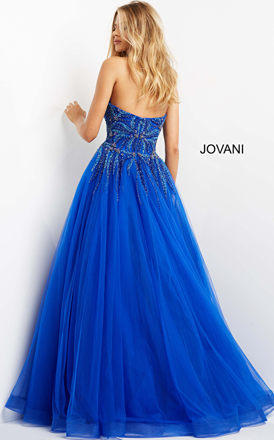A line tulle Jovani gown 07946