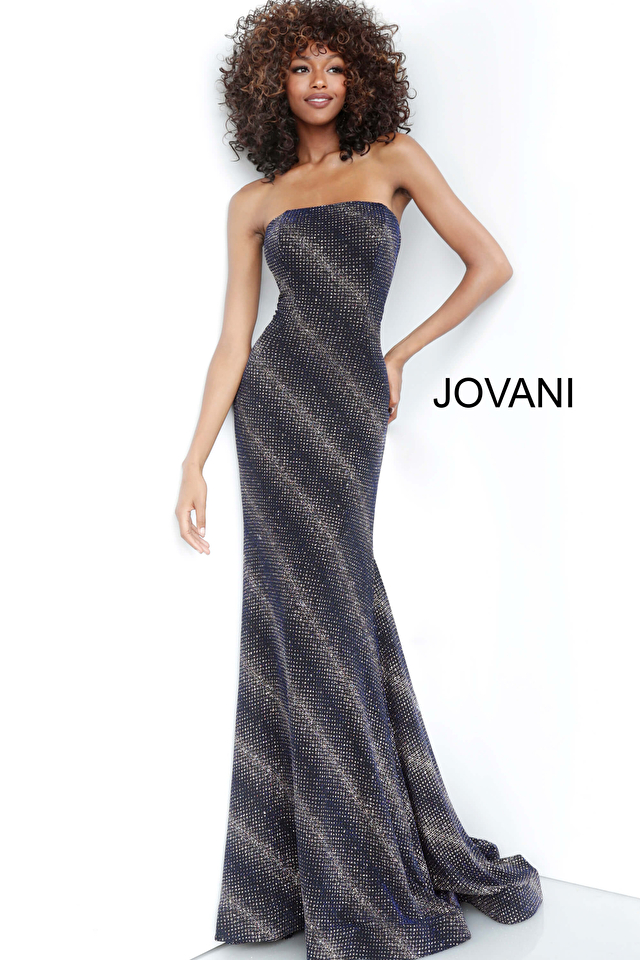 Model wearing Jovani style 1167 dress