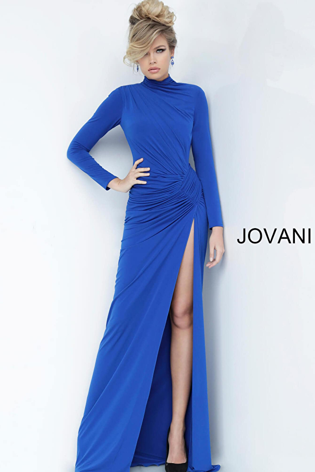 Model wearing Jovani style 1706 dress