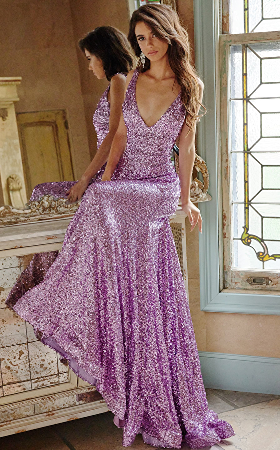 lilac prom dress 23079