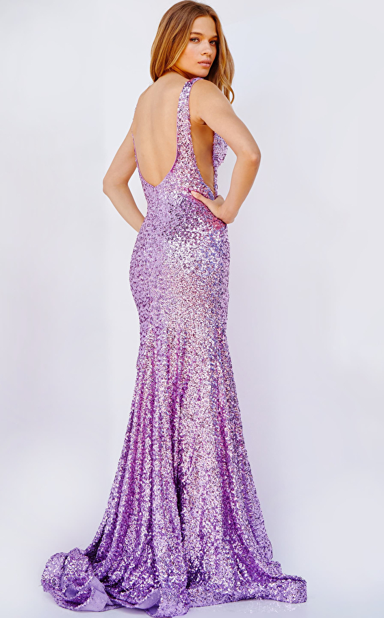 lilac mermaid dress 23079