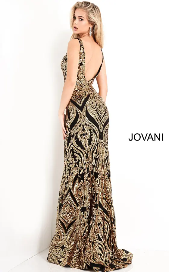 Jovani 2669 Fitted Sequin Prom Dress