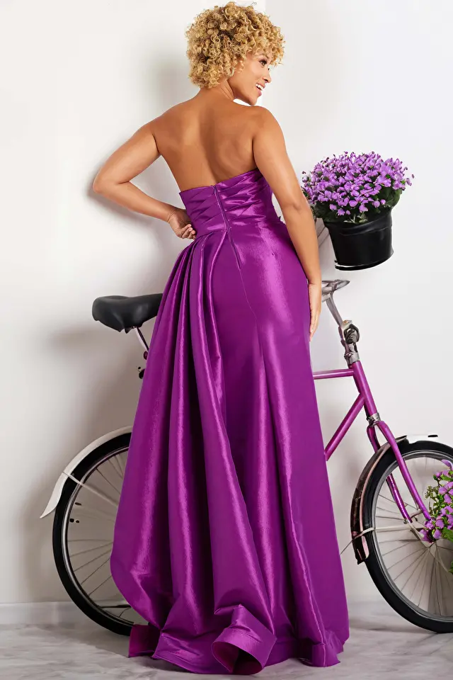 pleated prom dress 36854