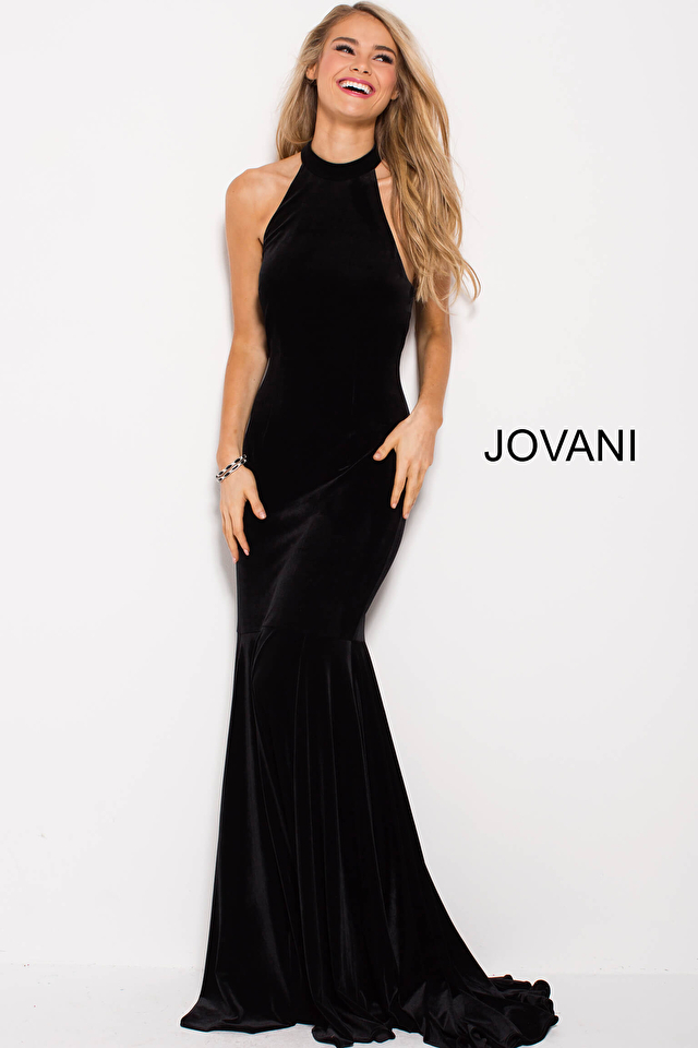 Model wearing Jovani style 51680 dress
