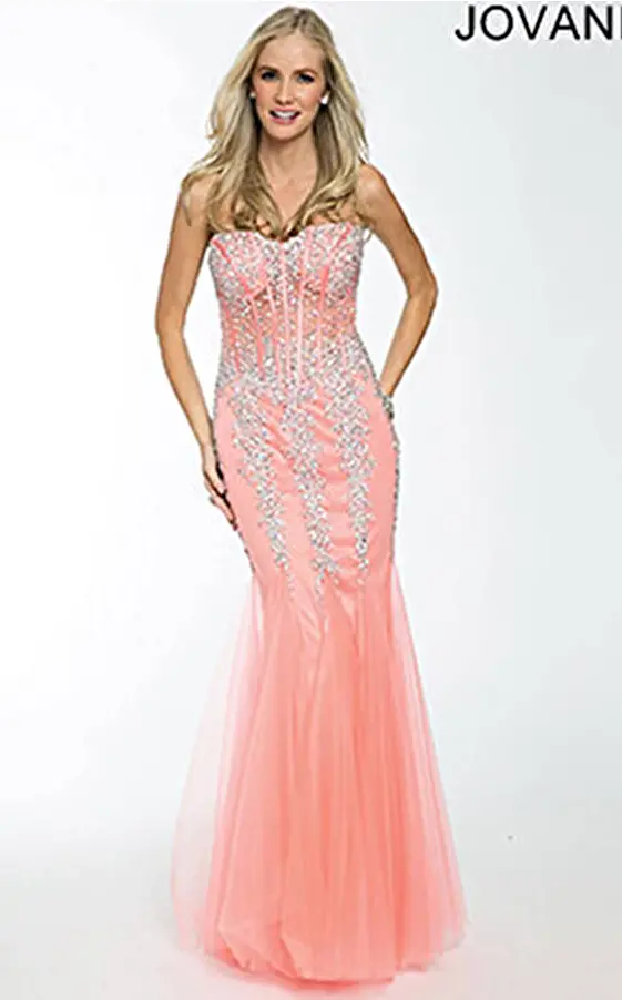 pink mermaid dress 5908