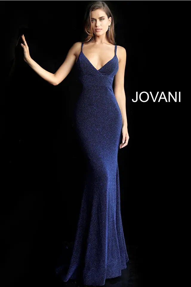 Model wearing Jovani style 66442 dress