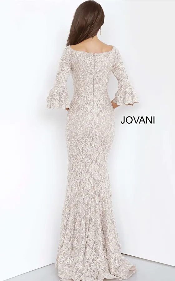 Jovani 68810 Three Quarter Sleeve Mother of the Bride Dress 