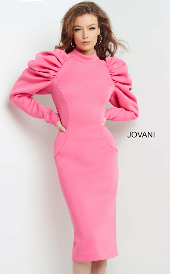 hot pink dress 09355