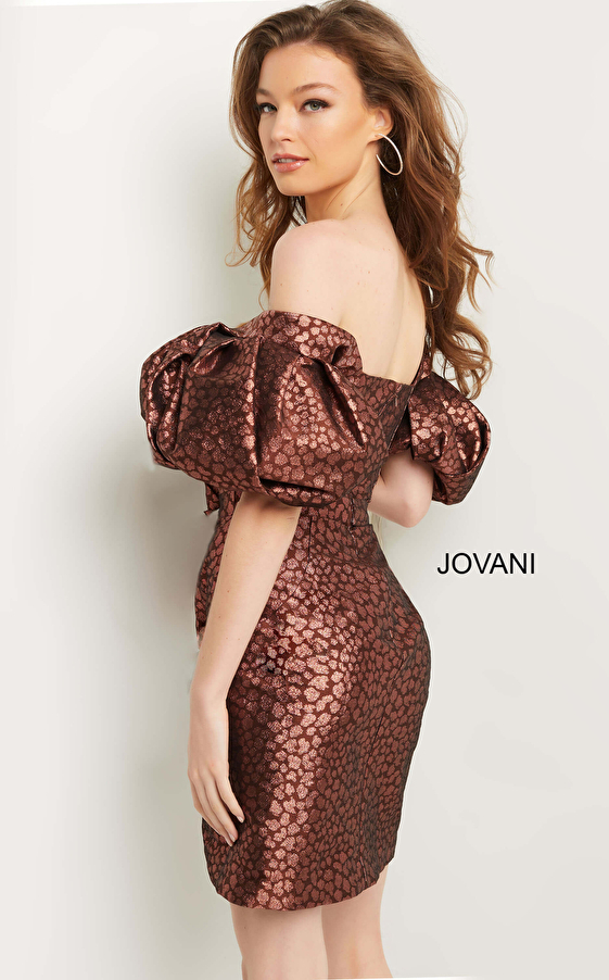 jovani copper dress 09641