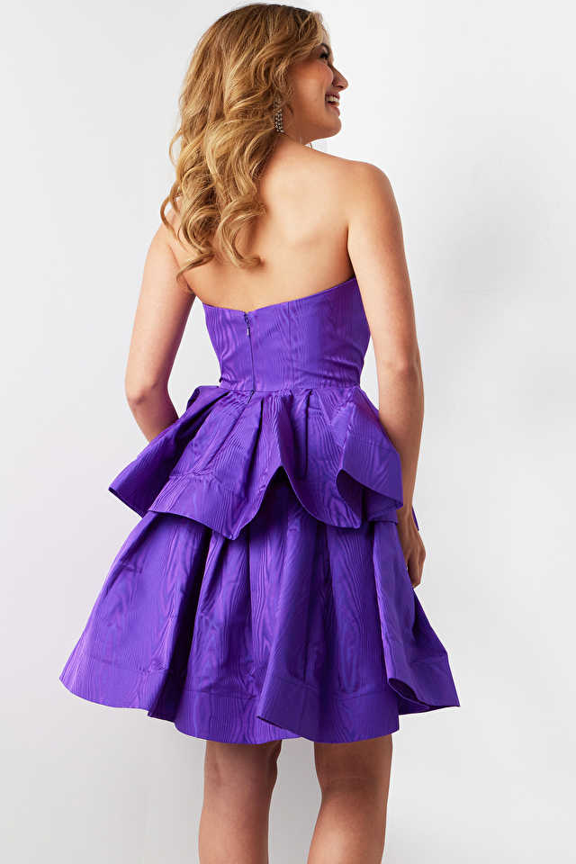 purple cocktail dress 22920