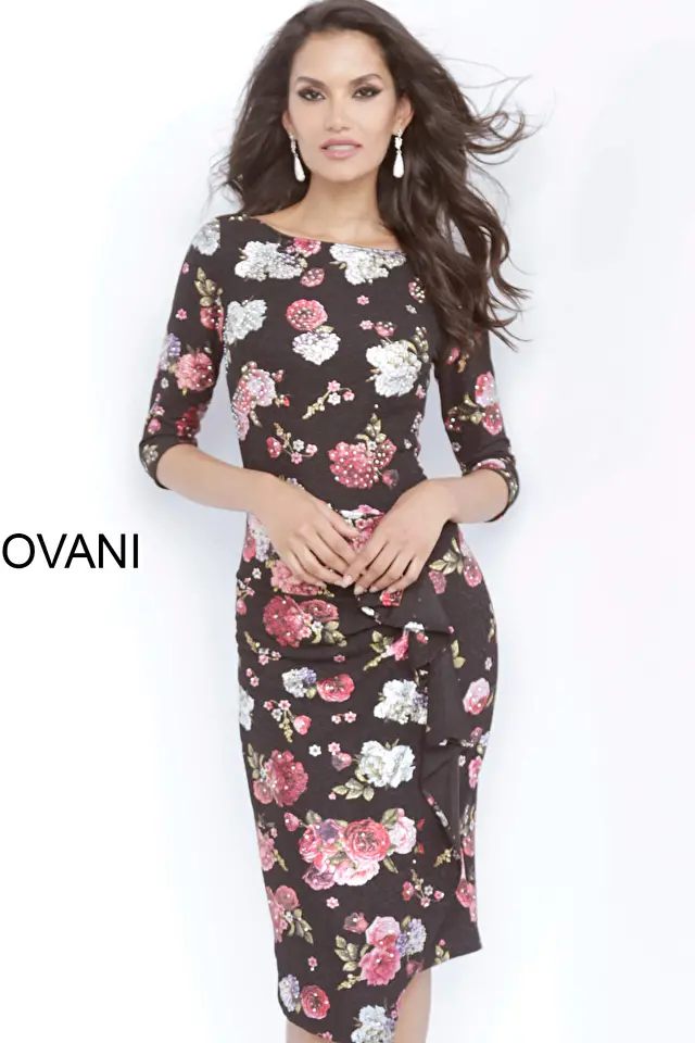 Model wearing Jovani style 2915 dress