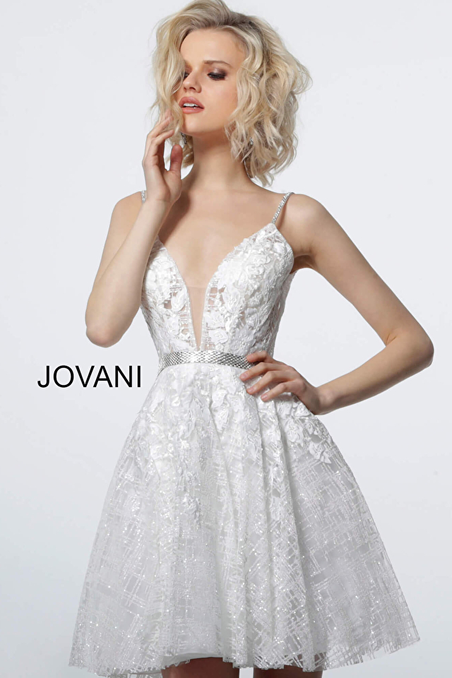 Model wearing Jovani style 3967 dress
