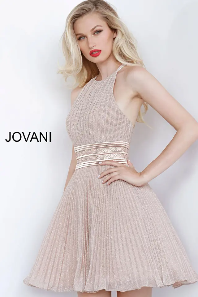 Model wearing Jovani style 4664 dress