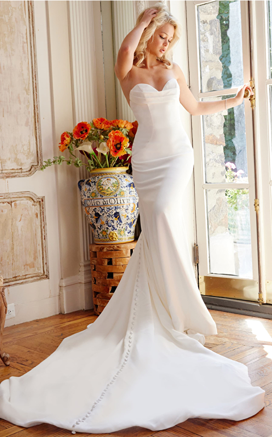 strapless bridal gown JB04879