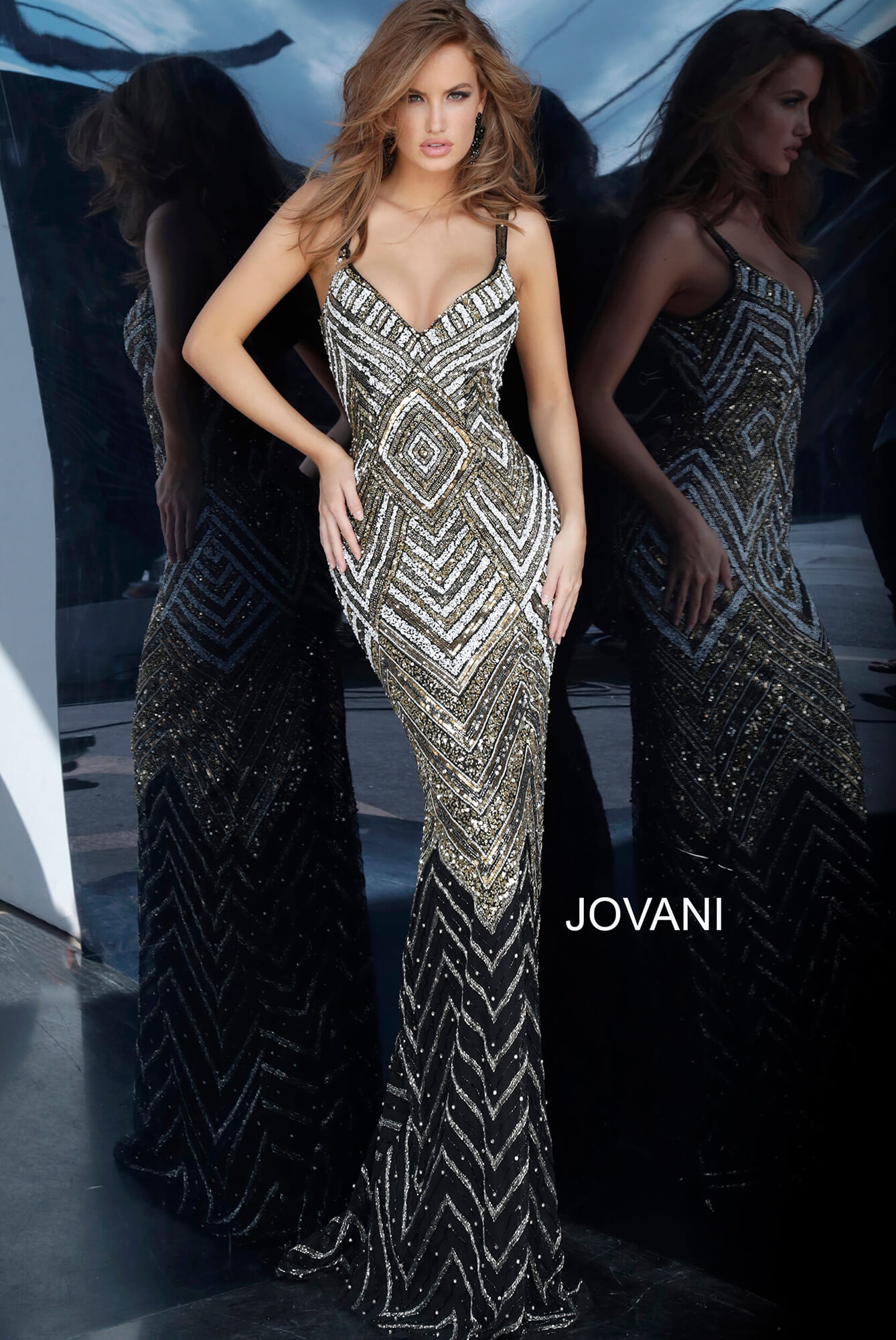 Jovani Dress 2721 | Black Embellished ...