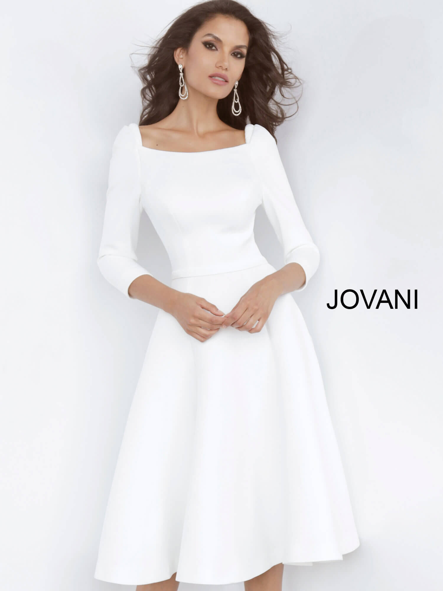 jovani fit and flare dress