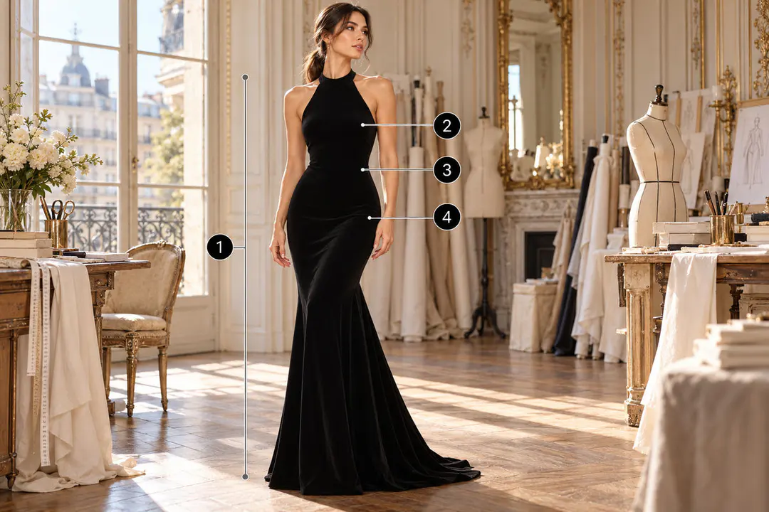 Jovani cocktail dress bust waist hip measurements