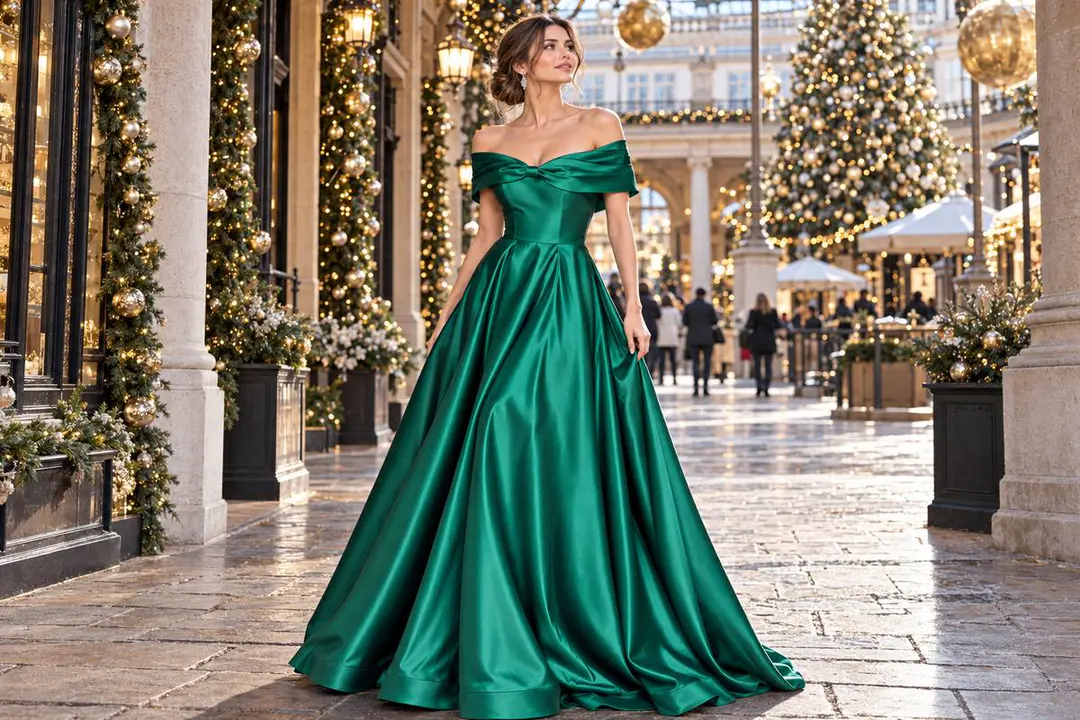 Silver embellished cocktail dress holiday party