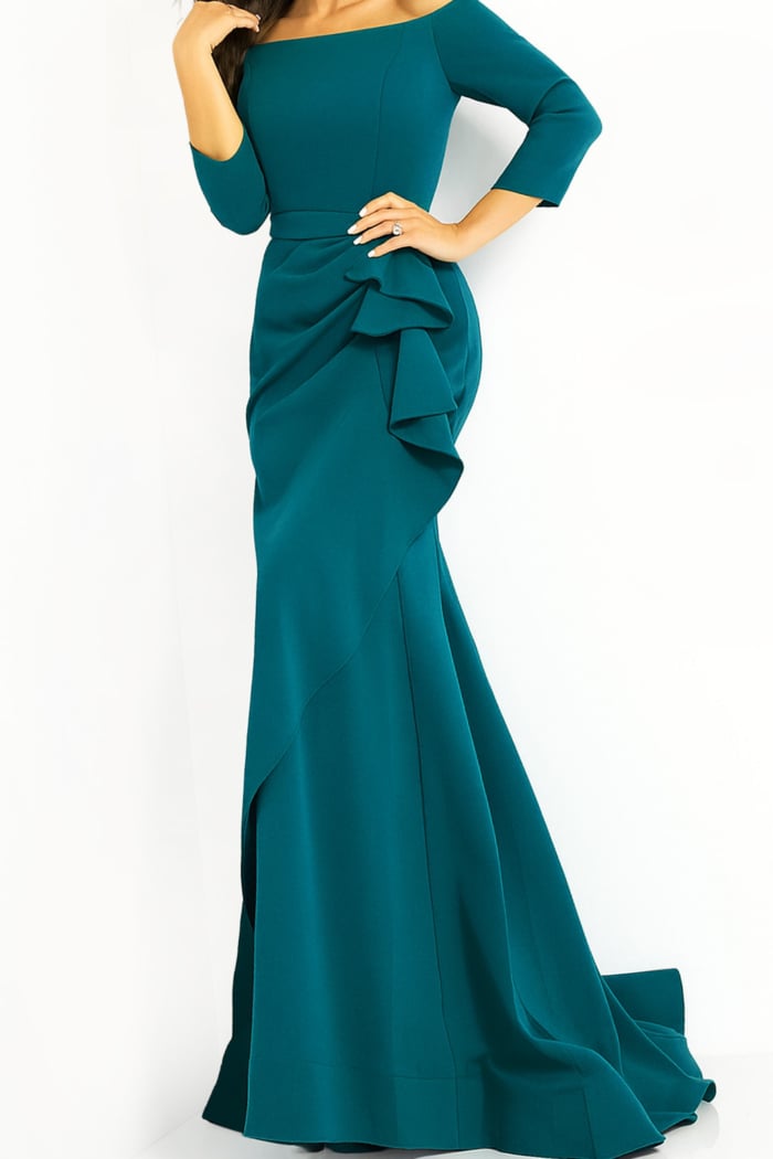 blue dinner dress v neck satin lace long prom dress, blue evening – shdress Sweetheart Neckline Length Mykonos Sapphire Blue Satin Cut