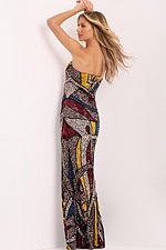 Abstract sequin gown 48617