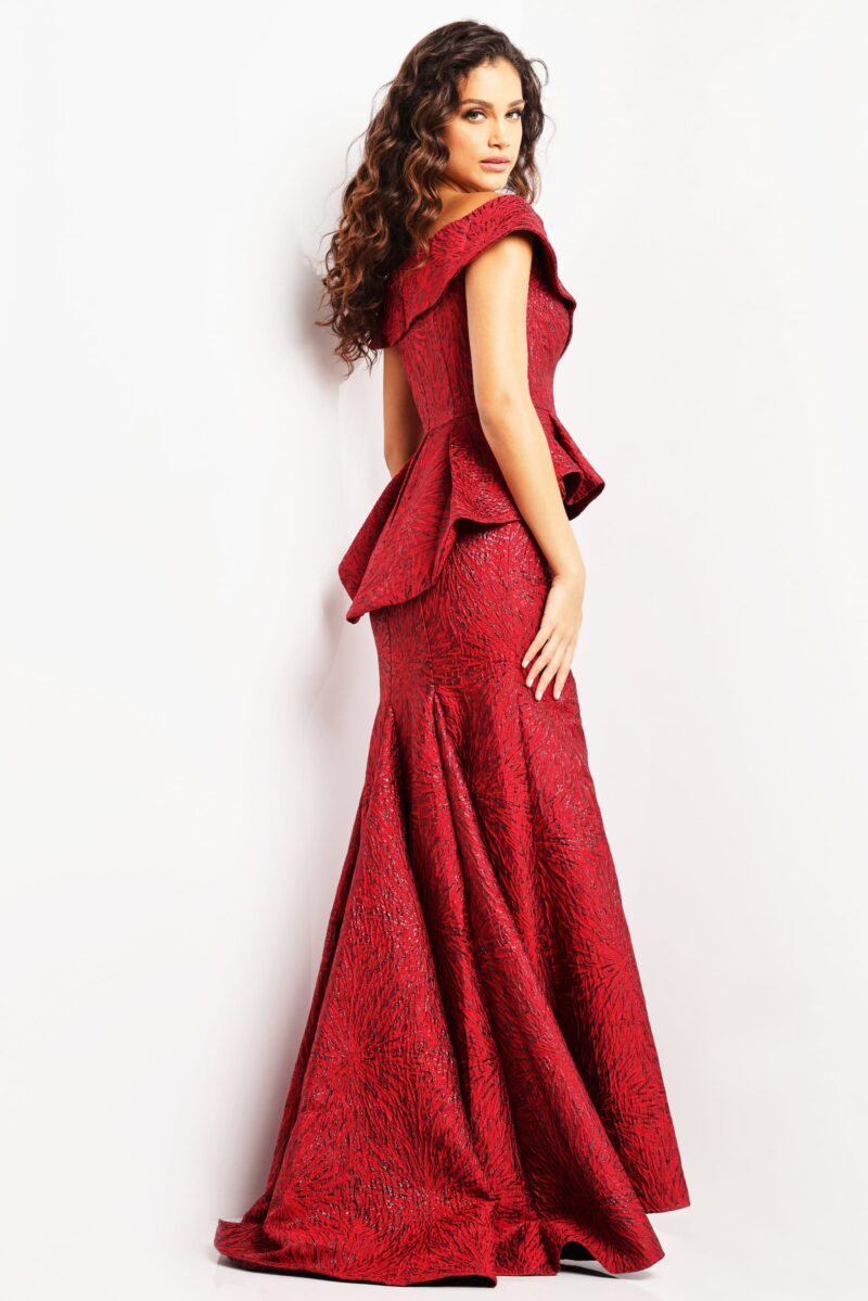 Jovani Style 1910 Off The Shoulder Fitted Mother Of The Bride Dress
