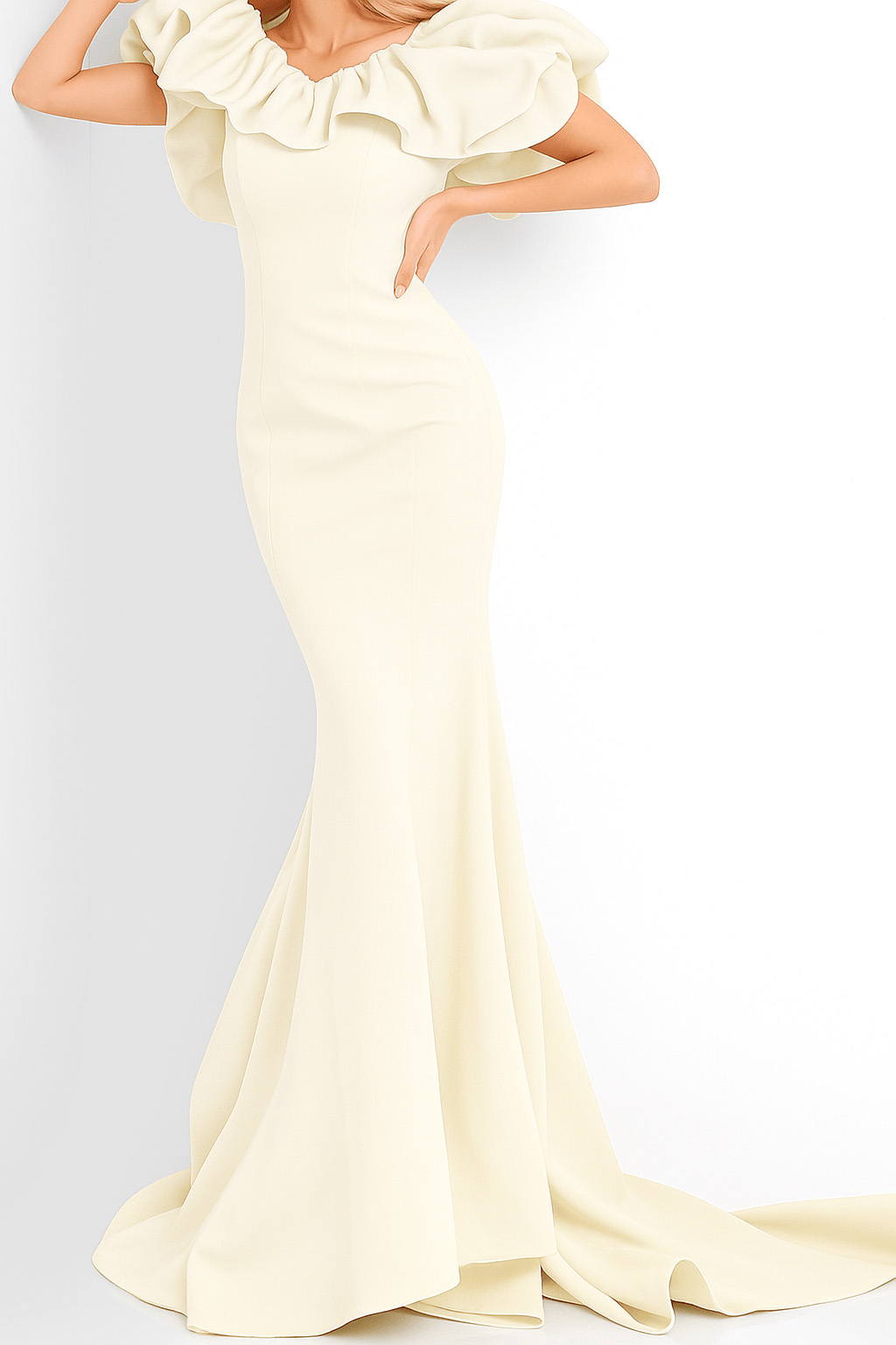 アメリヴィンテージ MELON SLEEVE STRAIGHT DRESS Ameri（アメリ）の「MELON SLEEVE STRAIGHT DRESS（ワンピース