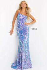 Jovani 05664 One Shoulder Sequin Embellished Dress | Jovani