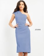 Jovani 06835 Light Blue Knee Length Ready To Wear Dress | Jovani