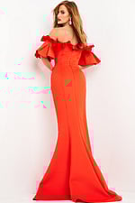 mermaid orange dress 06901