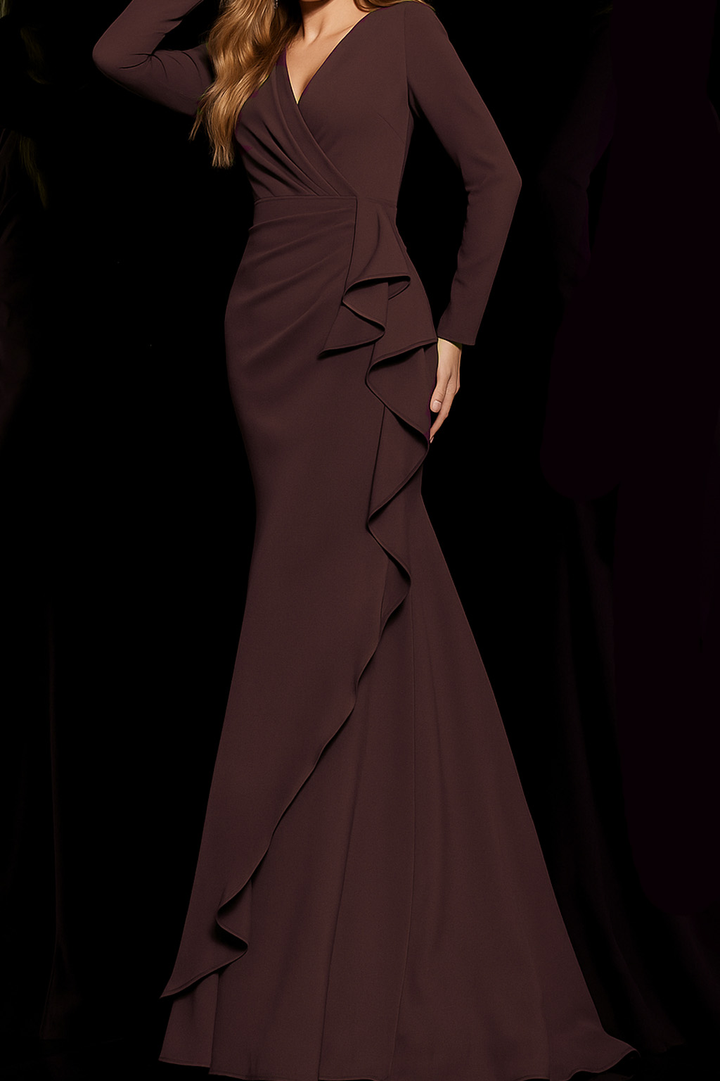 JOVANI スパンコールチュールロングドレス807 JOVANI スパンコールチュールロングドレス807 （ロングドレス
