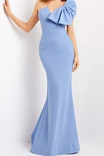 perriwinkle one shoulder mermaid dress 07306